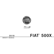 Fiat 500X 2019 SUV manual cover