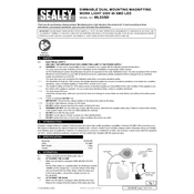 Sealey WL53-8D Worklight manual cover