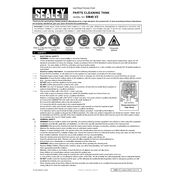 Sealey SM40.V2 Tank manual cover