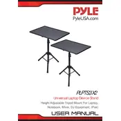 Pyle PLPTS3X2 Stand manual cover