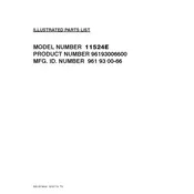 Husqvarna 11524E 961 93 00-66 Snow Thrower manual cover