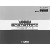 Yamaha PSR-11 Keyboard manual cover