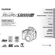 Fujifilm FinePix S8000fd Camera manual cover