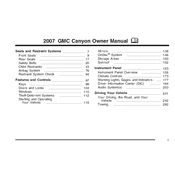 GMC Canyon 2007 manual cover