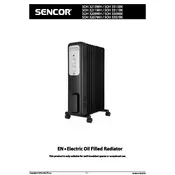 Sencor SOH 3207WH Radiator manual cover