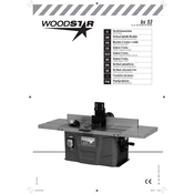 Woodstar BS 53 3902104000 Milling Machine manual cover