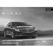 Kia K900 2020 Sedan manual cover