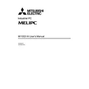 Mitsubishi MELIPC MI1002-W PC manual cover