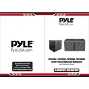 Pyle PW12SUBA Subwoofer manual cover