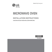 LG LMV1683SBCBKELGA Oven manual cover