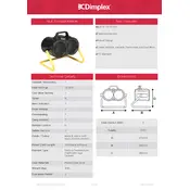 Dimplex Tusk DXTT3 Heater manual cover