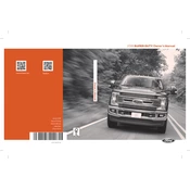 Ford F-550 Super Duty 2018 manual cover