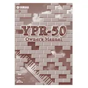 Yamaha YPR-50 Piano manual cover