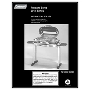 Coleman RoadTrip Propane 9941 Series manual cover