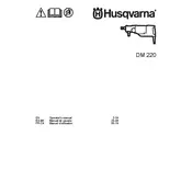 Husqvarna DM 220 Shot Blaster manual cover