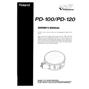 Roland PD-100 manual cover