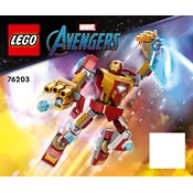 LEGO Avengers 76203 Construction Set manual cover