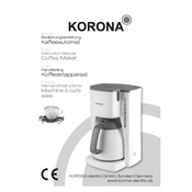 Korona 10410 Coffee Maker manual cover