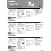 Brother VM-100 manual cover