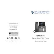 Grandstream GRP2634 IP Phone manual cover