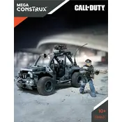 Mega Construx Mattel Call of Duty ATV Ground Recon DXB63 Construction Set manual cover