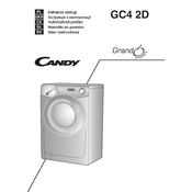 Candy GC4 1062D2 2-S manual cover