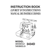 Janome 3434D manual cover