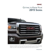 GMC Sierra 2015 manual cover