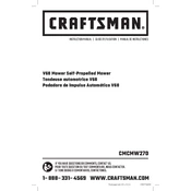 Craftsman CMCMW270 Mower manual cover