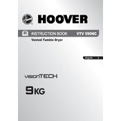 Hoover VTV 590NC-80 manual cover