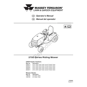 Massey Ferguson 2700 Series 2690914 2724 Tractor manual cover