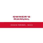 Honda Rebel 300 2023 Motorcycle manual cover