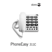 Doro PhoneEasy 311C Phone manual cover