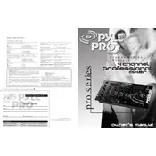 Pyle PYD1808 Mixer manual cover