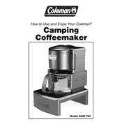 Coleman Camping Coffeemaker 5008-700 manual cover