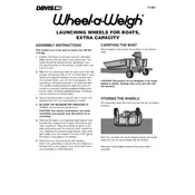 Davis Wheel-A-Weigh 1481 Launching Wheel manual cover