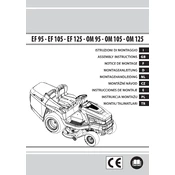 Efco EF 95 Tractor manual cover