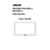 ASUS MB168B Monitor manual cover