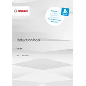 Bosch Series 4 PUE611BB5B Hob manual cover