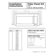 GE JX36 JX36BES Panel Kit manual cover