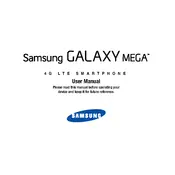 Samsung Galaxy Mega MetroPCS SGH-M819ZKATMB Phone manual cover