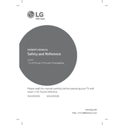 LG 50UH5500 TV manual cover