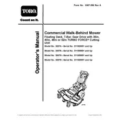 Toro Turbo Force 36-inch-48-inch 30079 Mower manual cover