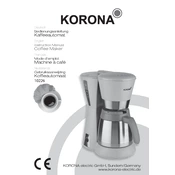 Korona 10226 Coffee Maker manual cover