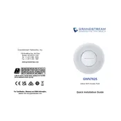 Grandstream GWN7625 Access Point manual cover