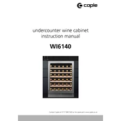 Caple WI6140 Wine Cabinet manual cover