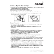 Casio Magnetic Tape Cartridge manual cover