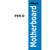 ASUS P5N-D Motherboard manual cover