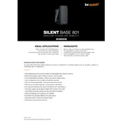 be quiet! Silent Base 801 Window Black Case manual cover