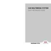 Kia Sorento Car Multimedia System 2016 SUV manual cover